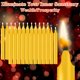 thumbnail image 5 of Vela Kunrsug Pack de 24 Mini Velas Doradas de 10 cm sin Aroma, 5 of 7