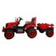 thumbnail image 2 of Tractor a Batería Con Carro Premium Rojo, 2 of 3