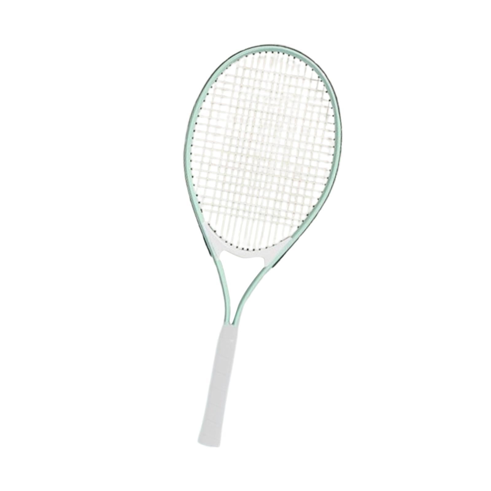 Ioensy - Raqueta De Tenis Para Adultos, Equipo De Tenis Portátil Para Practicar Juegos Al Aire Libre En El Parque, Color Verde