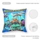 thumbnail image 5 of Mighty MonsterWheelies Fundas de almohada de terciopelo con tema, regalos de funda de almohada, decoración para el hogar, cojín de lanzar, regalo de cumpleaños para fans y parejas.61*61cm., 5 of 6