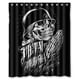 thumbnail image 1 of Cortina de ducha de metal Mulisha, juego de cortinas de baño con ganchos, tamaño 66 x 72 pulgadas, 1 of 3