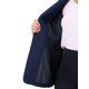 thumbnail image 5 of Blazer de Talla Grande para Mujer de Agnes Orinda, Chaqueta de Negocios Casual con Botones, Sin Cuello, de Manga Larga, con Bolsillos, 2X Azul Marino, 5 of 8