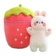 thumbnail image 2 of Lindo Flip Fresa A Animal Peluches Hogar Decorativo Para Niños Niñas Niños 40cm Conejo, 2 of 3