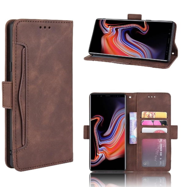 Funda Tipo Billetera FOXDOCK para Samsung Galaxy Note 9 – Tapa Flip con Tarjetero