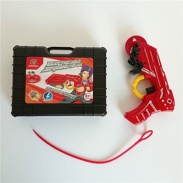 The New Tricky Decompression Virtual Current Electric Shock Magic Racing Battle Top Gun Toys For Boy Children, Random Style