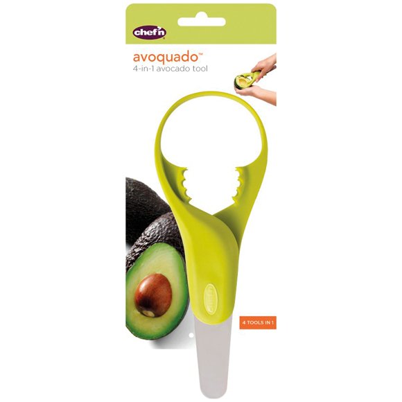 Herramienta 4 en 1 Chef'n Avoquado para partir, desmenuzar, rebanar y sacar