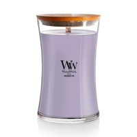 Candle Woodwick Con Forma De Reloj De Arena Grande, Aroma A Lavanda, 620 Ml