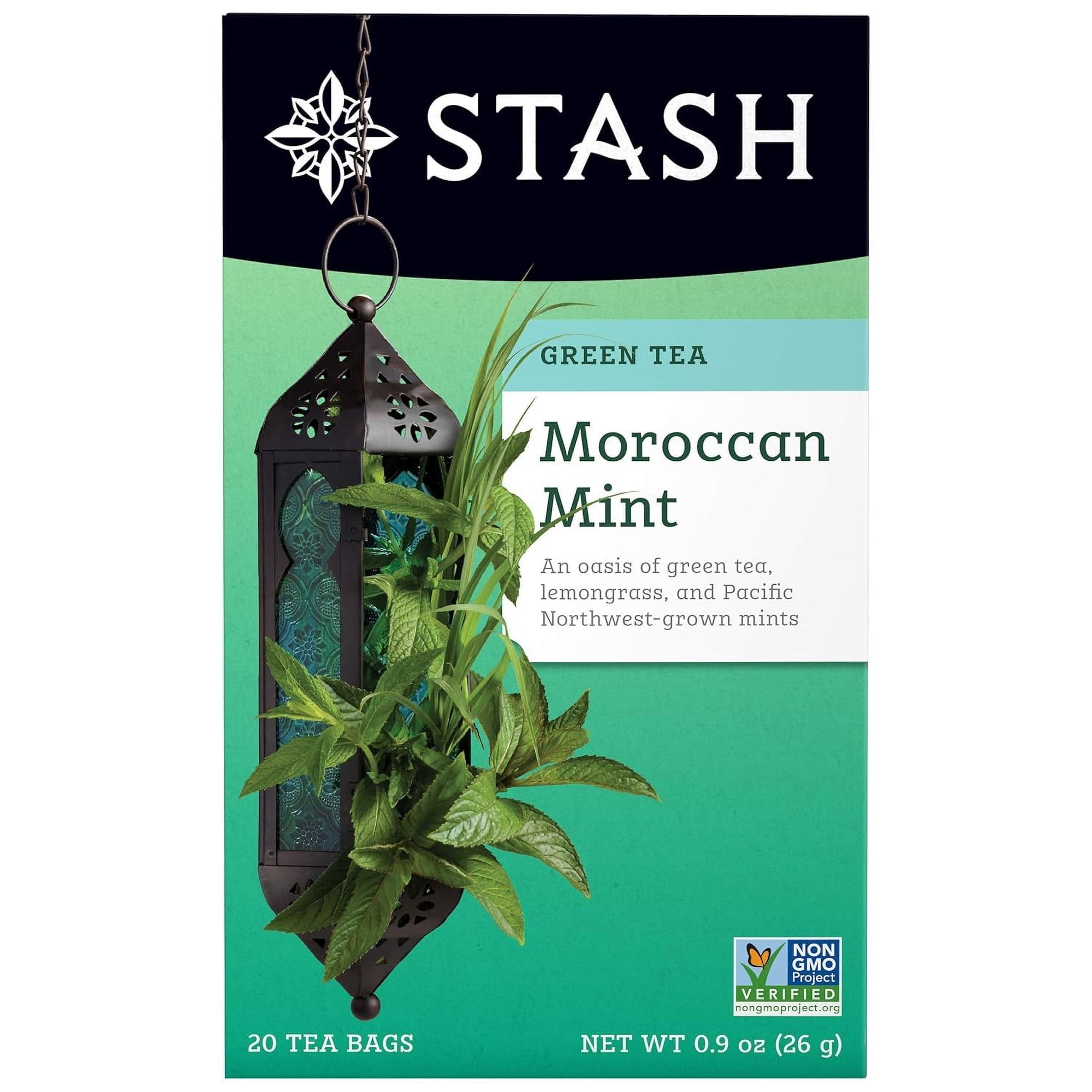 Stash Tea - Té Verde Stash Moroccan Mint, 20 Bolsitas