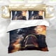 thumbnail image 5 of Bomberos Conjunto de sábanas temático, trío de piezas, cómodo y amigable con la piel, diseño único, regalo de decoración para el hogar para familiares, amigos y fans, 90 cm * 190 cm, 5 of 6