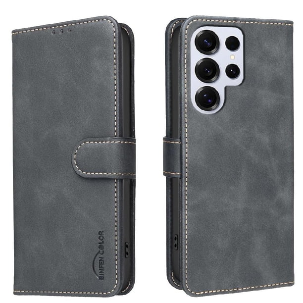 Funda Billetera para Samsung Galaxy S26 Ultra Protección RFID y Soporte Ajustable Negro
