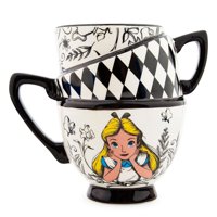 Alice In Wonderland - Taza Disney Alicia En El País De Las Maravillas Monocromática 600 Ml