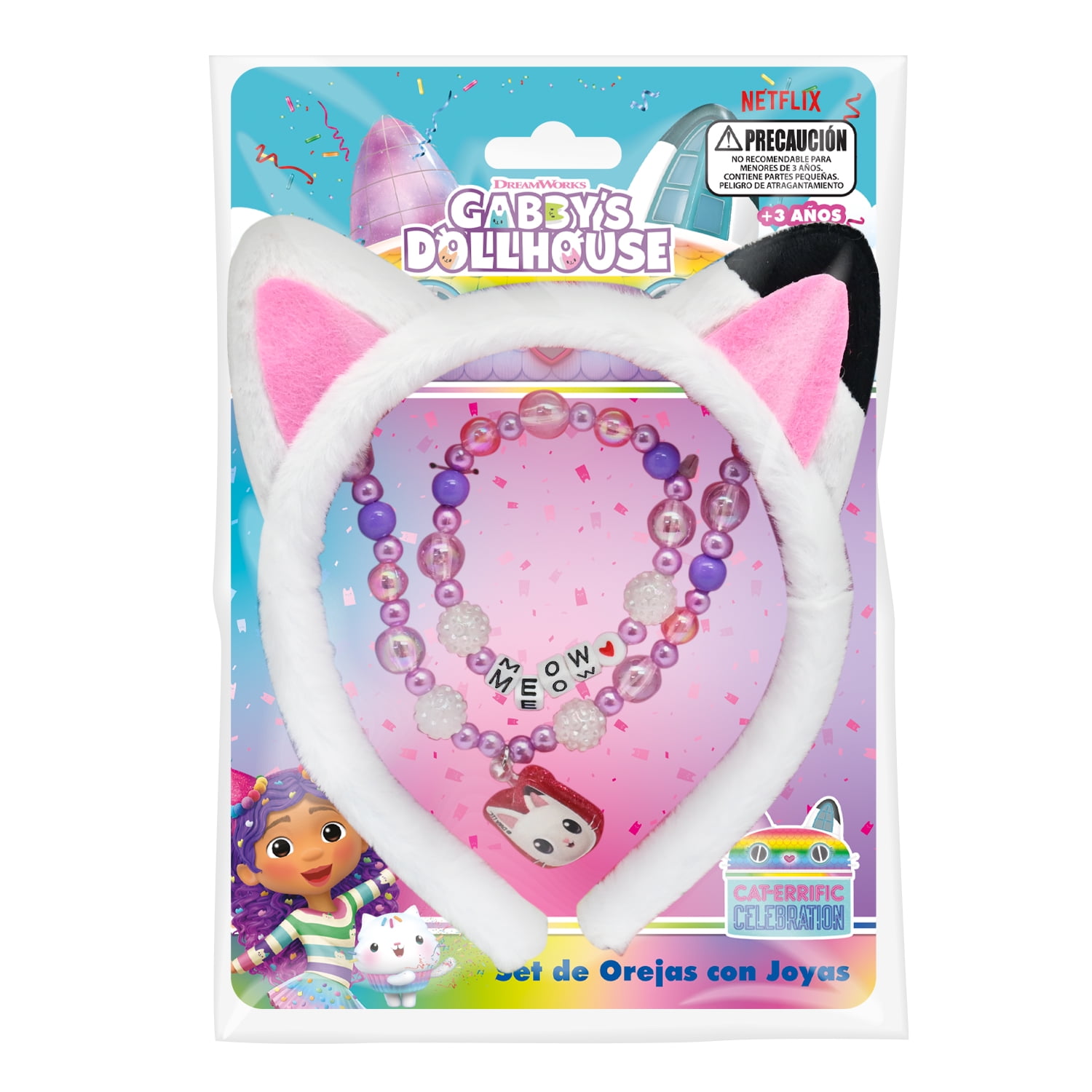 La Casa De Muñecas De Gabby - Set De Orejas Y Joyas La Casa De Gabby