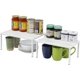 thumbnail image 1 of Organizador de estantes para encimera de cocina, simple, para el hogar, blanco, 1 of 5