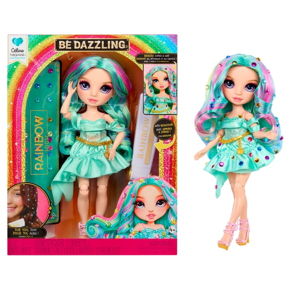 Muñeca Rainbow High Celine Turquoise 30 cm Articulada