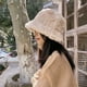 thumbnail image 5 of Sombrero de pescador de piel sintética para mujer, gorro cálido de moda para exteriores, gorro de pescador de felpa Sherpa para invierno, 5 of 5