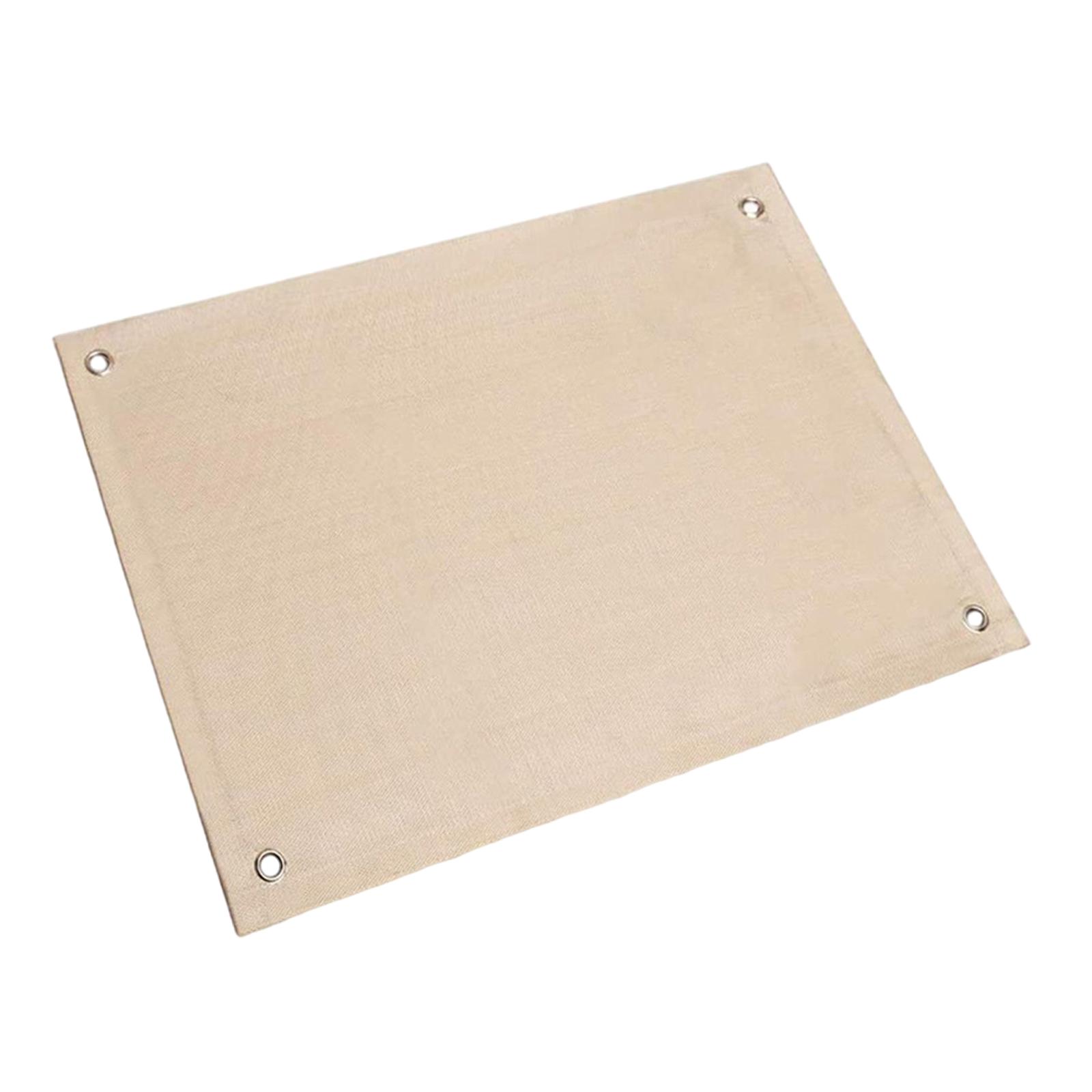 Magideal - Manta Ignífuga Para Acampar, Wandteppich Ignífugo, Ignífugo, Anti Escaldado, Resistente A Altas Temperaturas, Resistente , Para Parrilla, Estufa, 60X60Cm