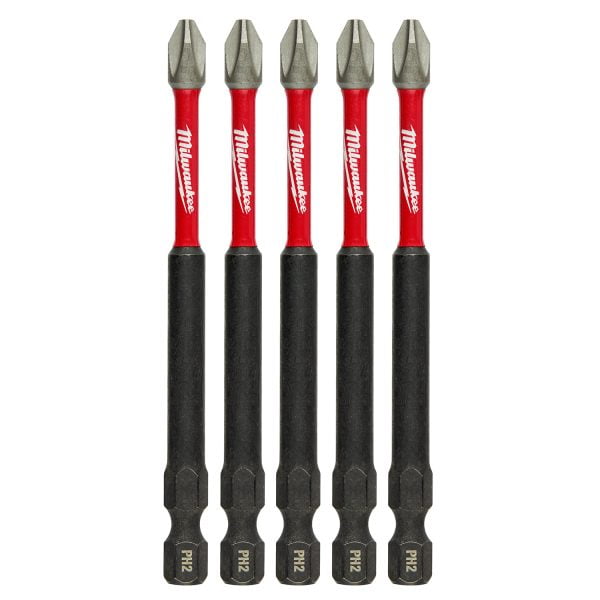 Milwaukee Set 5 Puntas Phillips Ph2 48-32-4564 3-1/2pul