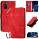 thumbnail image 1 of Funda Flip Premium Fibra de Carbono para Samsung Galaxy S20 Plus con Soporte y Cierre Rojo, 1 of 6