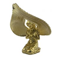 Bothyi - Estatuilla De Oración De Ángel, Escultura De Metal Con Ala Para El Hogar, Cocina, Comedor