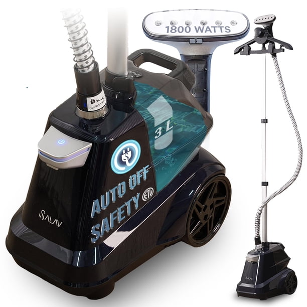 Vaporizador de ropa SALAV, resistente, inteligente, con cierre automático, tanque de 3 litros