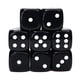 thumbnail image 1 of Set de dados Role 4 Initiative, negro opaco con tinta blanca, 18 mm, 1 of 2