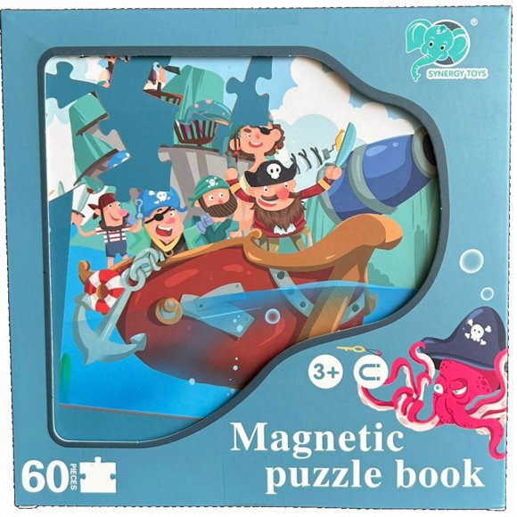 Juguete didactico puzzle magnético de pirata