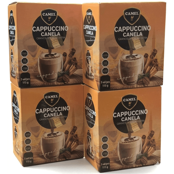 Pack X4 Camel Café Cappuccino Canela 115g (5x23g)