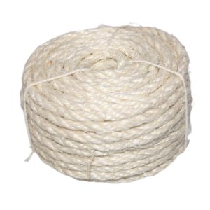 Ioensy - Cuerda De Sisal Retorcida, Garra De Molienda, Muebles Para Envolver, Juguete Para Jugar, Poste Rascador Para Gatos, 15M