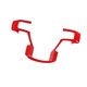 thumbnail image 1 of Cubierta Del Panel Del Volante Cubierta Del Marco Del Volante Del Automóvil Para Ford F250 Rojo, 1 of 5