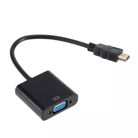 Impormaipu - Adaptador Hdmi A Vga Conversor Transformador Hdmi Macho A Vga Hembra Convertidor Para Monitores Antiguos