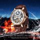 thumbnail image 5 of Reloj IK COLOURING de lujo esqueleto automático para hombre, 5 of 6