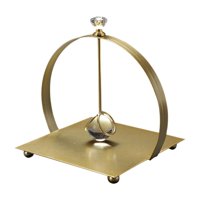 Bothyi - Servilletero De Papel Con Forma De Tarjeta De Hierro, Dispensador De Servilletas De Toalla Para Fiestas, Cafeterías, Color Dorado