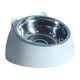 thumbnail image 2 of Cuenco Para Perros Y Gatos, Recipiente Para Mascotas Antideslizante Elevado Inclinado Elevado Para Perros Y Gatos, Color Blanco, 2 of 5