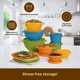 thumbnail image 4 of Set de Almacenamiento de Alimentos Tupperware Heritage Retro de 20 Piezas, 4 of 6