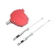 thumbnail image 5 of Kit de reparación de cable de embrague de motocicleta genérico Cable de motocicleta Palanca de freno de alto rendimiento Universal Reemplazo directo Rojo, 5 of 5