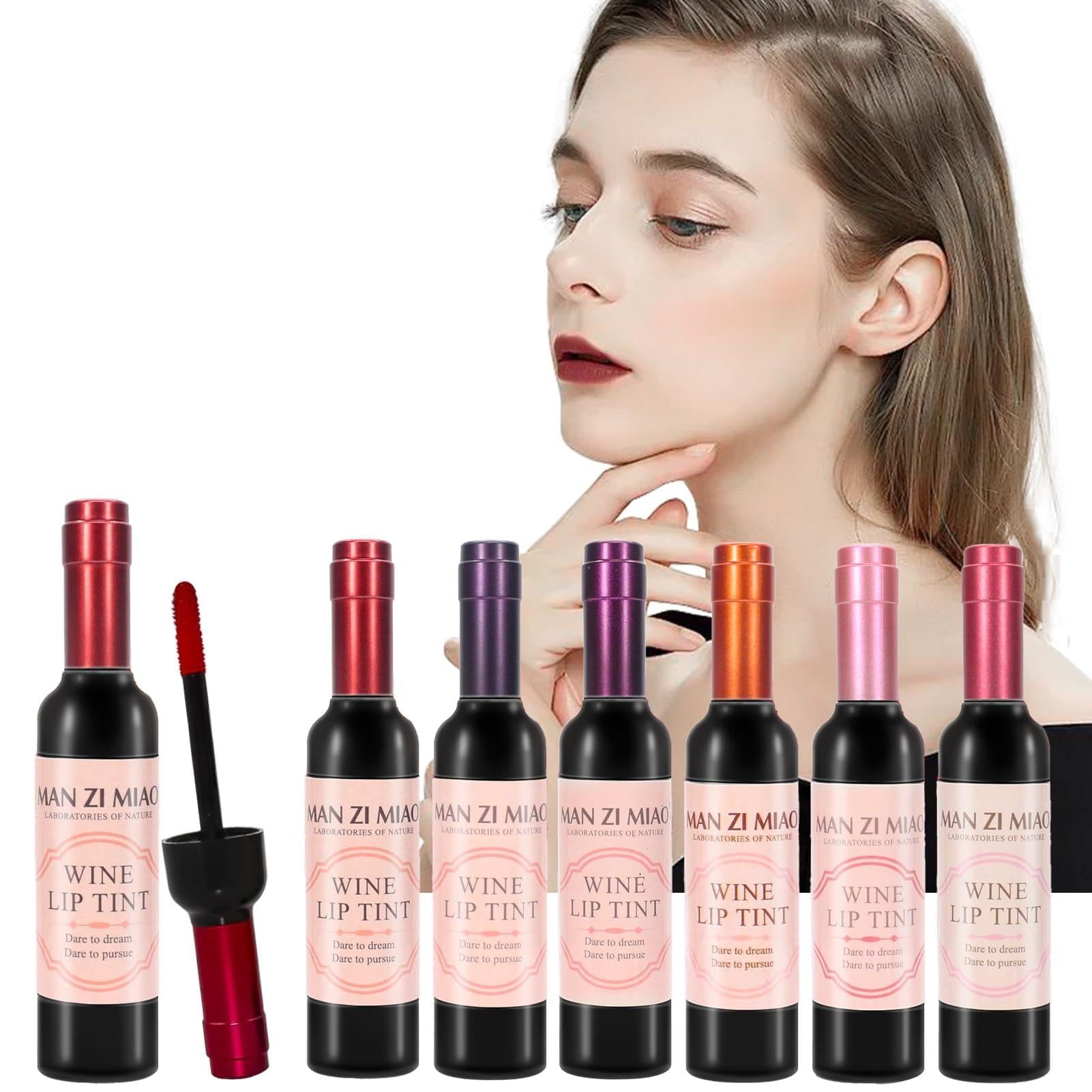 Set De Brillo Labial Watvsk Wine Bottle Lip, 6 Colores, Para Mujer