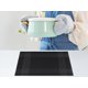 thumbnail image 5 of REGALWOVEN Juego de 8 Manteles Individuales para Decoración de Mesa de Comedor Interior Exterior Lavable Mantel de Mesa de Cocina Limpieza con Paño Negro 18*12in, 5 of 7