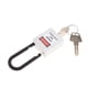 thumbnail image 5 of Seguridad Bloqueo de seguridad Candado con llave diferente pvc acero inoxidable blanco, 5 of 5