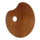 thumbnail image 5 of Bandeja De Pintura De Madera Paleta Para Acuarela óleo Pintura Acrílica Arte Oval 30x40cm, 5 of 5