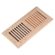 thumbnail image 1 of Decoración de rejillas de ventilación de madera para suelo, roble blanco, 4 x 10 pulgadas, 1 of 4