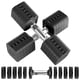 thumbnail image 1 of Mancuerna Ajustable Hezeyferg 14-7 kg 6 Niveles Negra, 1 of 6