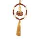 thumbnail image 5 of Generic Estatua De Buda Espejo Retrovisor Del Coche Colgante Bendición Adorno Colgante Borla Amarilla, 5 of 5