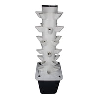 Magideal - Estante De Cultivo Hidropónico, Jardinera Vertical, Bomba De Agua, Manguera De Esponja, Circulación Automática, Material De Pvc, Adecuado Para Oficina, Cocina, Césped, Balcón, 30 Agujeros