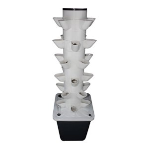 Magideal - Estante De Cultivo Hidropónico, Jardinera Vertical, Bomba De Agua, Manguera De Esponja, Circulación Automática, Material De Pvc, Adecuado Para Oficina, Cocina, Césped, Balcón, 30 Agujeros