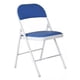 thumbnail image 1 of Silla Plegable reuniones y eventos ecocuero acolchado Windsor Azul, 1 of 8