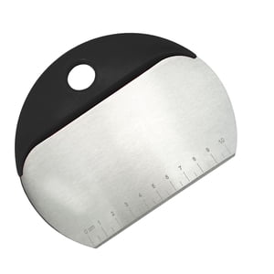 Bothyi - Raspador De Repostería Con Regla De Escala Mango De Pp Multifunción Cocina Para Hornear Negro