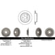 thumbnail image 2 of Disco Freno para auto Mercedes Benz ML500 2006-2011 Trasero, 2 of 2
