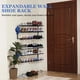 thumbnail image 4 of Zapatero de pared Jchccu de 3 niveles con capacidad para 24 pares, negro, 4 of 7
