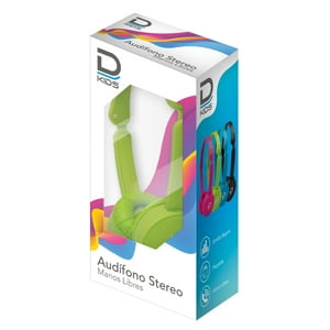Audifono Infantil Stereo Manos Libres Verde Datacom Pronobel