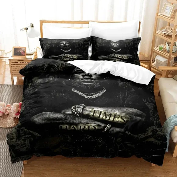 Rapper Rod Wave Bedding Set Duvet Cover Bed Set Quilt Cover Pillowcase Comforter Boys Adult Bedding Set Bed Sheets
